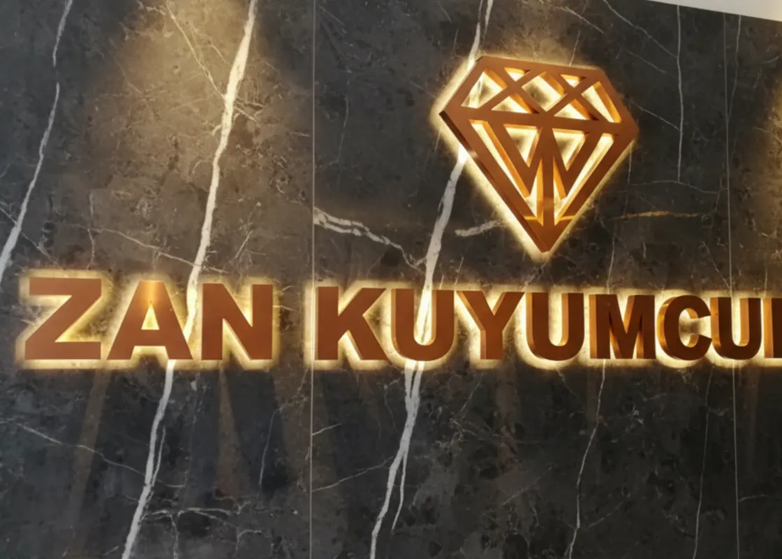 Ankara Kutu Harf Krom Tabela