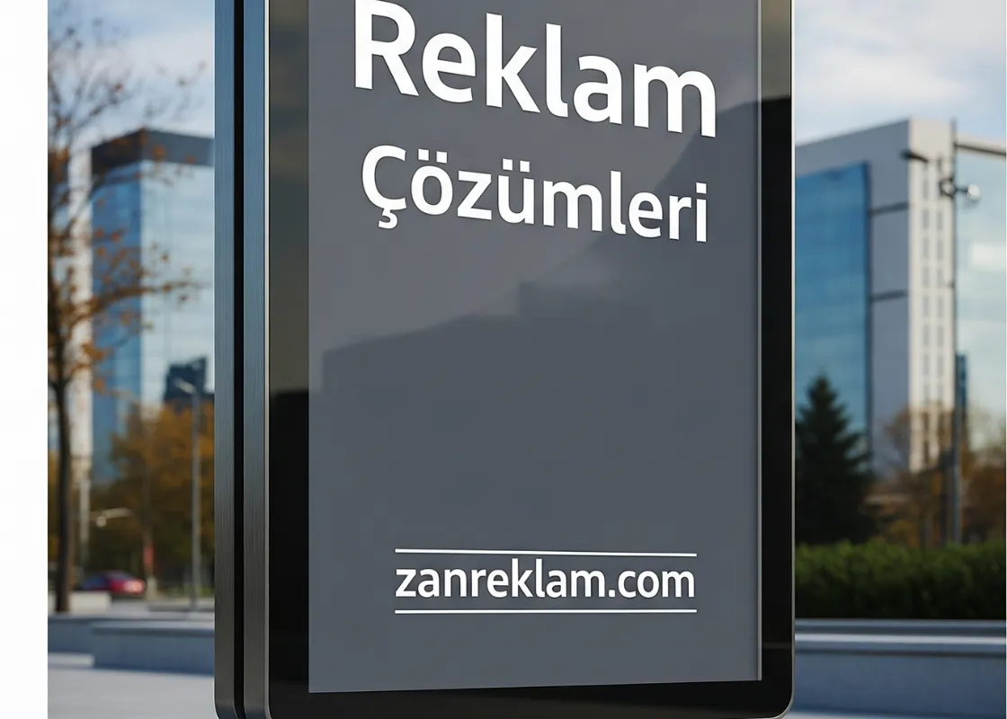 Ankara Totem Işıksız Tabela
